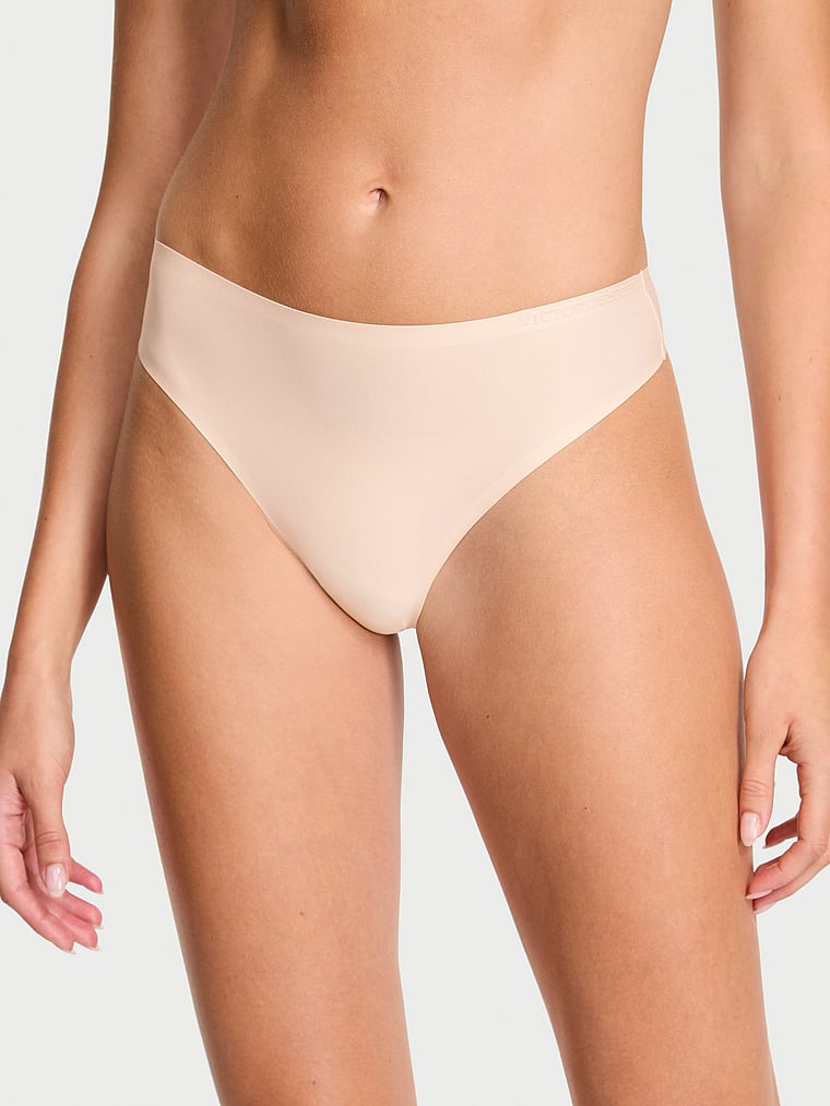 Chiloți tanga Body by Victoria Flex cu talie medie Marzipan