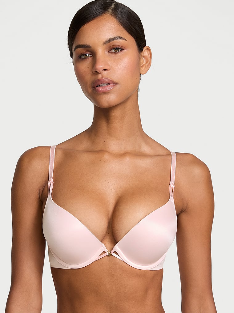 Sutien Push-Up Bombshell Add-2-Cups Rose Lace Angel Pink