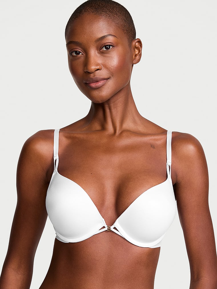 Sutien Push-Up Bombshell Add-2-Cups Rose Lace VS Alb