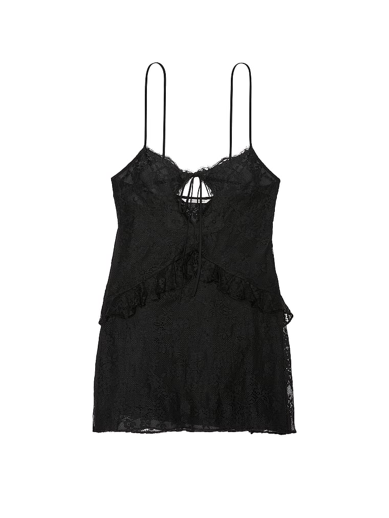 Mini combinație Dare to Dream Lace Flounce Jet Black