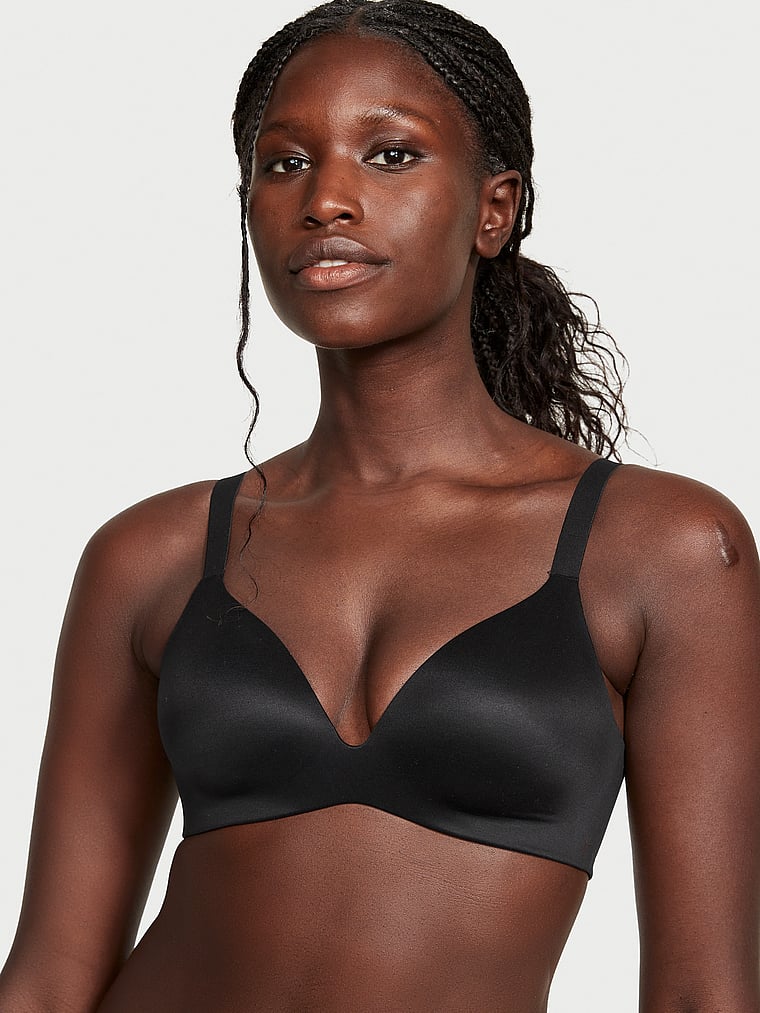 Sutien Fără Sârmă Cu Căptușeală Ușoară Infinity Flex Negru