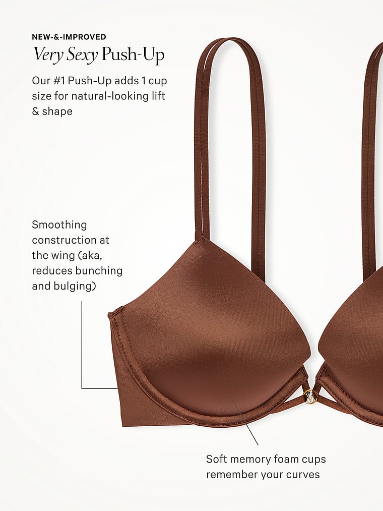 Sutien Push-Up Cu Bretele Strălucitoare Light Hyacinth