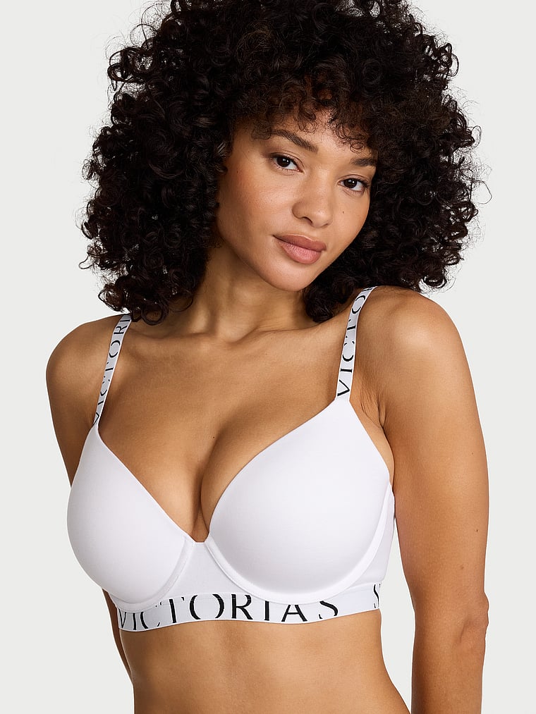 Sutien Push-Up Perfect Shape Smooth Alb