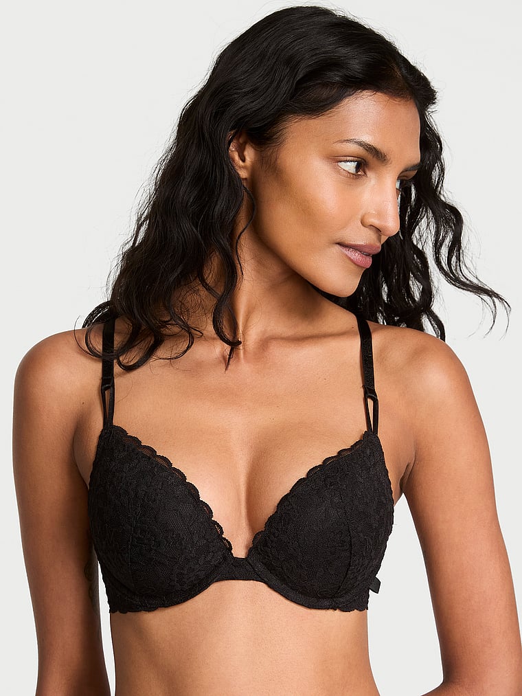 Sutien Push-Up Sexy Tee Smooth Negru