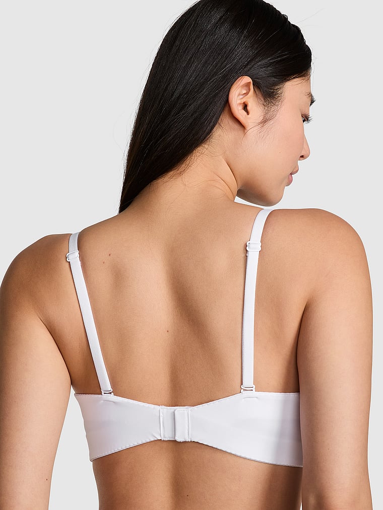 Sutien Fără Bretele Lightly Lined Alb